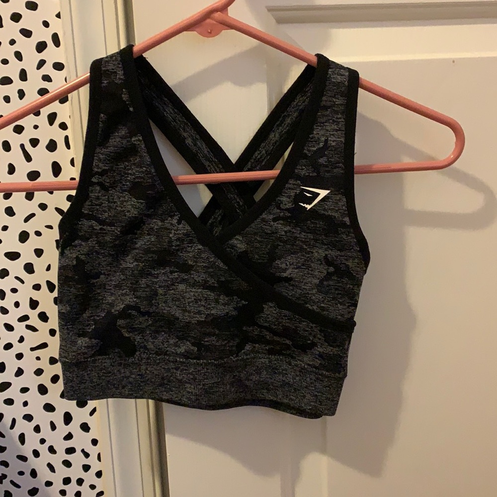 Gymshark Camo Seamless Sports Bra